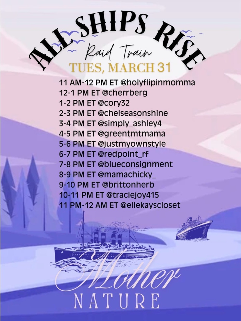 ✨🛳️ All Ships Rise Raid Train 4/28! 🚂✨ - Picture 4 of 13